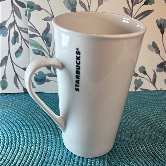 Starbucks White Ceramic Mug 16 fl oz EUC Cozy Fall Mug - Picture 6 of 17